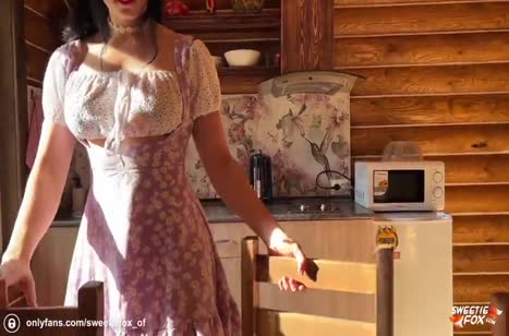 Фигуристую русскую девочку классно натянули перед камерой